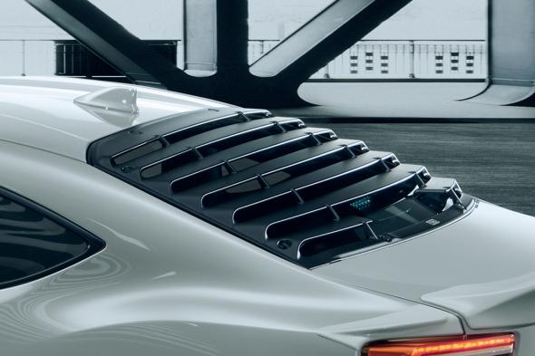 Rear window louvers mitsubishi lancer discount