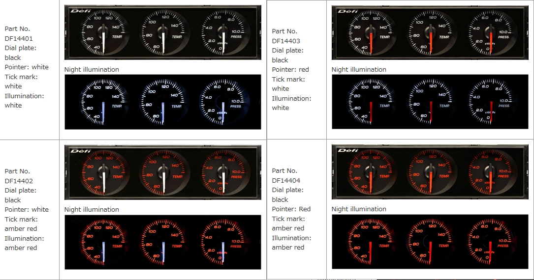 Defi DINGAUGE JDM Universal fit
