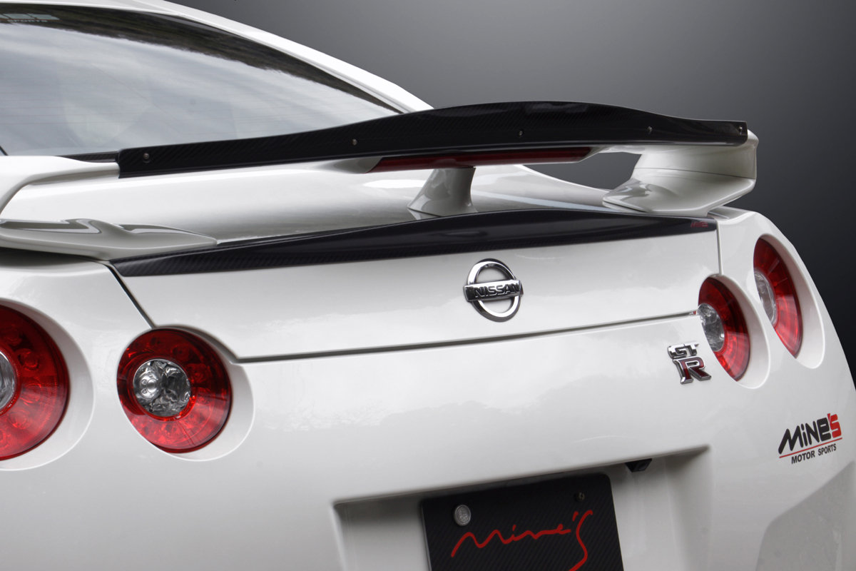 Mines CARBON TRUNK SPOILER | JDM Japanparts.com | R35